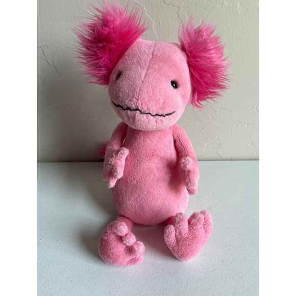 Jellycat Toys Jellycat London Pink Alice Axolotl Plush 3 Salamander